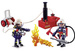 PLAYMOBIL STRAŻ POŻARNA STRAŻACY Z GAŚNICĄ CITY AKCJA RATUNKOWA POMPA WODNA