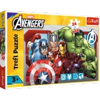 PUZZLE MAXI 24 MARVEL ZAWSZE SPRAWIEDLIWI DUŻE ELEMENTY TREFL 14378