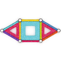 GEOMAG KLOCKI MAGNETYCZNE GLITTER BŁYSZCZĄCE 22 EL