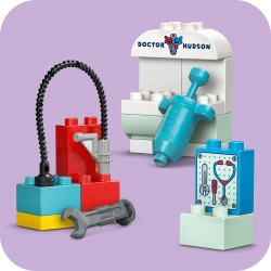 LEGO DUPLO AUTA WIZYTA MCQUEENA W WARSZTACIE WÓJTA ZYGZAK DUŻE KLOCKI 10456