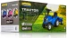 TRAKTOR Z PRZYCZEPĄ NEW HOLLAND T7 JEŹDZIK DLA DZIECI GRABKI MILLY MALLY