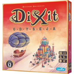 DIXIT ODYSEJA GRA PLANSZOWA KARCIANA RODZINNA 84 KARTY REBEL SKOJARZENIA