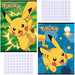 ZESZYT A5 KRATKA 16 KARTEK POKEMON PIKACHU SZKOLNY LAMINOWANY - 2 sztuki