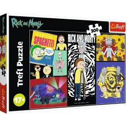 PUZZLE 300 ELEMENTÓW RICK I MORTY: DZIWNE MIEJSCA W GALAKTYCE 23035 TREFL