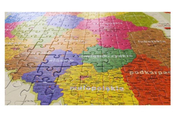 PUZZLE EDUKACYJNE MAPA POLSKI 260 EL 60X40 GŁOWALA