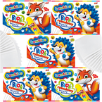 BLOK RYSUNKOWY BIAŁY SZKOLNY A4 20 KARTEK BAMBINO 80g NA PLASTYKĘ - 5 szt.