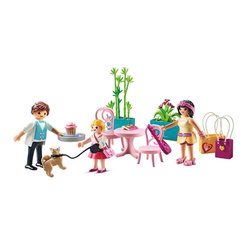 PLAYMOBIL MODNA KAWIARNIA CUKIERNIA FIGURKI PIESEK CITY ACTION
