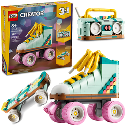 LEGO CREATOR 3w1 WROTKA W STYLU RETRO BOOMBOX DESKOROLKA 342 EL. 31148