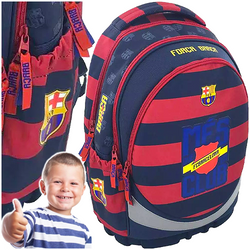 PLECAK SZKOLNY ERGONOMICZNY MŁODZIEŻOWY FC BARCELONA 3 MES QUE UN CLUB