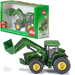 JOHN DEERE TRAKTOR Z ŁADOWARKĄ TUR SIKU CIĄGNIK METALOWY FARMA