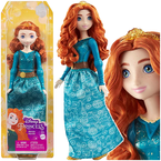 LALKA MERIDA WALECZNA W BŁYSZCZĄCEJ SUKNI KSIĘŻNICZKA PRINCESS MATTEL