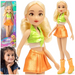 LALKA WINX CLUB ICONIC STELLA WRÓŻKA 26 cm DŁUGIE BLOND WŁOSY KUCYKI 