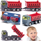 CIĘŻARÓWKA WYWROTKA Z PRZYCZEPĄ SAMOCHÓD KOLEKCJONERSKA - 1685 SIKU