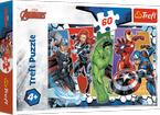 PUZZLE MARVEL NIEZWYCIĘŻENI AVENGERSI 60 EL. HULK THOR IRON MAN TREFL 17357