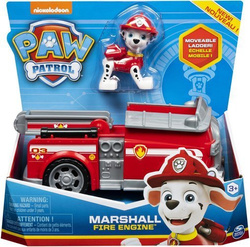 PSI PATROL POJAZD WÓZ STRAŻACKI Z FIGURKĄ MARSHALL