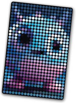 MAKE IT REAL ZESTAW KREATYWNY DO KROPKOWANIA STEMPLOWANIA PO NUMERACH