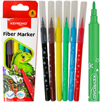 FLAMASTRY MAZAKI PISAKI MARKERY KEYROAD 6 INTENSYWNYCH KOLORÓW 2mm