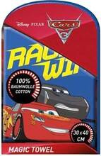 RĘCZNIK DISNEY PIXAR CARS AUTA 40X30 100% BAWEŁNA WYŚCIG ZYGZAK