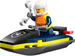 LEGO CITY POLICYJNY SKUTER WODNY MOTORÓWKA FIGURKA KASK KAJDANKI 30693