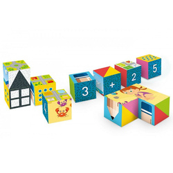 GRA PLANSZOWA MATEMATYKA W KOSTCE EDUKACYJNA NAUKA CYFEREK CLEMENTONI