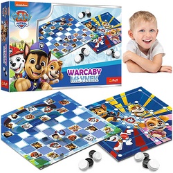 GRA PLANSZOWA PSI PATROL WARCABY MŁYNEK 2w1 STRATEGICZNA TREFL 02798