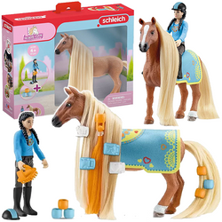 SCHLEICH HORSE CLUB KOŃ KONIK Z WŁOSAMI DO STYLIZACJI KIM CARAMELO FIGURKI