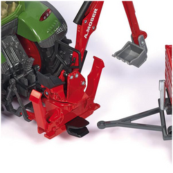 KOPARKA MOSER DO MONTOWANIA CZERWONA METALOWA 1:32 SIKU 2066