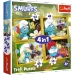 PUZZLE ŻYCIE W WIOSCE SMERFÓW UKŁDANKA 4w1 207 ELEMENTÓW 34664 TREFL