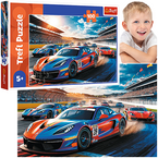 PUZZLE 100 EL. SAMOCHÓD AUTO SZYBKA WYŚCIGÓWKA UKŁADANKA TREFL 17403