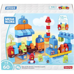 KLOCKI MEGA BLOKS DZIEŃ W DOKACH 60 EL FISHER