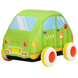 SAMOCHÓD AUTKO Z NAPĘDEM MIĘKKIE PLUSZOWE SAMOCHODZIK TAKSÓWKA TAXI