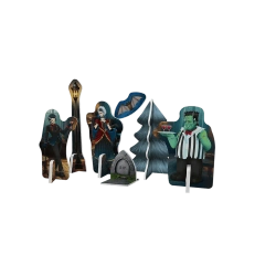 KLOCKI BRICK TRICK BUDUJ Z CEGŁY HALLOWEEN STRASZNY DWÓR 220 EL. TREFL