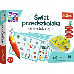 GRA PLANSZOWA EDUKACYJNA ŚWIAT PRZEDSZKOLAKA MAGICZNY OŁÓWEK TREFL 02112