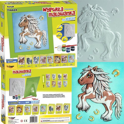 WYPUKŁA MALOWANKA KUCYK TINKER + GRA MEMO - MIRAGE