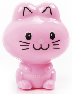 TEMPERÓWKA Z POJEMNIKIEM SZKOLNA ZWIERZĄTKO SŁODKI RÓŻOWY KRÓLICZEK - KIDEA