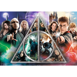 PUZZLE 1000 ELEMENTÓW HARRY POTTER INSYGNIA ŚMIERCI UKŁADANKA TREFL 10717
