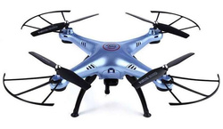 DRON SYMA ZDALNIE STEROWANY X5HW NIBIESKI RC KAMERA ZASIĘG 50m OBRÓT 360 