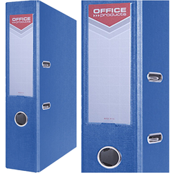 SEGREGATOR A4/75mm OFFICE PRODUCTS Z DŹWIGNIĄ PP NIEBIESKI 5 SZTUK