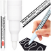 MARKER PERMAMENTNY DO SZKŁA PŁYT METALU OKRĄGŁY 1.5mm BIAŁY TOMA - 10 szt.