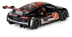 AUDI R8 LMS 2015 CZARNY SAMOCHÓD METALOWY POJAZD ŚWIATŁO DŹWIĘK NAPĘD 1:32