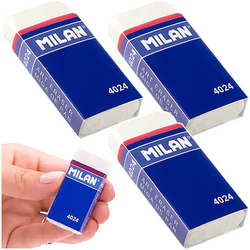 GUMKA DO ŚCIERANIA MAZANIA W KARTONOWEJ OSŁONCE BIAŁA 4024 MILAN - 3 szt.