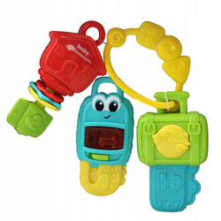 ELEKTRONICZNE KLUCZYKI INTERAKTYWNE GRYZAK ŚWIATŁO DŹWIĘK CLEMENTONI BABY