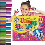 PLASTELINA ASTRA 24 INTENSYWNE KOLORY SZKOLNA OKRAGŁA ASTRINO