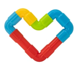 KLOCKI KONSTRUKCYJNE MAŁYCH GENIUSZY KOLOROWE ZŁĄCZKI 112 ELEMENTÓW ASKATO