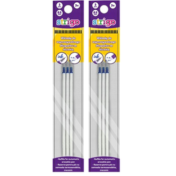 WKŁAD DO DŁUGOPISU WYMAZYWALNEGO ZMAZYWALNEGO ZE SKUWKĄ STRIGO - 2 op.