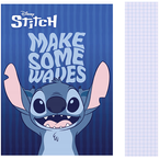 ZESZYT A5 KRATKA 16 KARTEK STITCH SZKOLNY LAMINOWANA OKŁADKA ST.MAJEWSKI