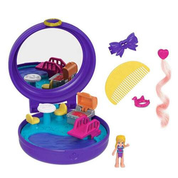 POLLY POCKET LALECZKA LUSTERKO PUZDERKO Z AKCESORIAMI BASEN GVM23