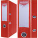 SEGREGATOR A4/75mm OFFICE PRODUCTS Z DŹWIGNIĄ PP CZERWONY 10 SZTUK