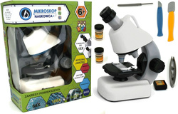 Edukacyjny MIKROSKOP MAŁY NAUKOWIEC doświadczenia CHEMIA dla najmłodszych