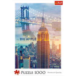 PUZZLE NOWY JORK O ŚWICIE NEW YORK 1000 EL - TREFL